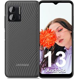 DOOGEE N50 Teléfono Móvil Libres [2023] Android 13, 15GB RAM+128GB ROM, 50MP AI Cámara, 6,52 Pulgadas HD+, 1TB Ampliable, 4200mAh Batería 18W, 4G Dual SIM Smartphone OTG/GPS/Huella Dactilar/Face ID