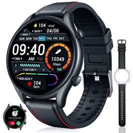 Motsfit Reloj Inteligente Hombre: Smartwatch con Llamada Bluetooth Pulsometro Podometro Presión Arterial Pulsera Actividad Inteligente Deportivo Impermeable Reloj Hombre para iPhone Android