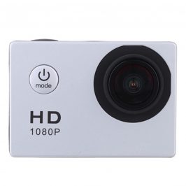 Go Pro cámara subacuática deportiva al aire libre mini cámara impermeable pantalla cámara de acción color resistente al agua videovigilancia (paquete: cámara añade tarjeta de 32 GB, color: blanco)