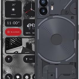 Nothing Phone (2): 256GB+12GB RAM, Glyph Interface, Nothing OS 2.0, cámara doble 50MP, OIS,pantalla LTPO OLED 6,7”, batería 4700 mAh, resistente al agua IP54, Android Móvil libre , Gris oscuro
