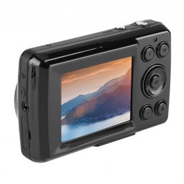 Cámara Digital 720P Full HD Cámara Compacta Cámara de Vlogging de 36MP con Zoom Digital 16X, Cámara de Fotos Mini Cámara de Video LCD de 2.4 Pulgadas para Estudiantes Niños (Negro)