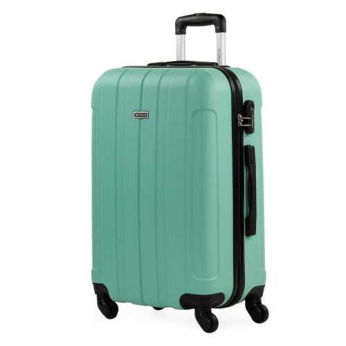 ITACA - Maletas de Viaje Medianas - Maleta Mediana 4 Ruedas - Maletas Medianas de Material ABS. Maletas Viaje Ligeras - Maleta de Viaje de 65cm Maleta Viaje Rígida Candado de Combinacion 771160, Menta