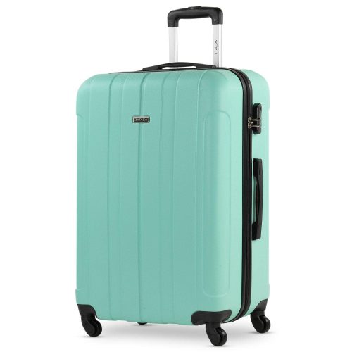 ITACA - Maletas de Viaje Grandes 23 Kilos - Maleta Grande de Viaje Rígida 4 Ruedas - Maletas Grandes de Viaje de ABS Resistente - Maleta Viaje 65cm Maletas Viaje Candado de Combinacion 771170, Menta