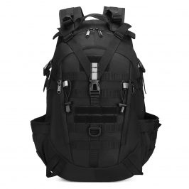 HUNTVP 30L Táctica Mochila MOLLE Mochila de Hombro Militar Mochila Asalto Impermeable para Aire Libre Caza Correr Viaje Ciclismo Camping Senderismo, Typ-2 Negro