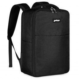 YOKGO Mochila Viaje Cabina Avion 40x20x25 20L para Ryanair, Bolsa Mujer Hombre de Laptop 14”, Maletas de Cabina Vuelo Equipaje de Mano, Mochila para la Computadora Portátil Casua Negocios Negro