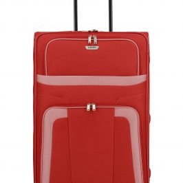 Paklite maleta de 2 ruedas tamaño L, serie de equipaje ORLANDO: Trolley de equipaje blando clásico de diseño atemporal, 73 cm, 80 litros